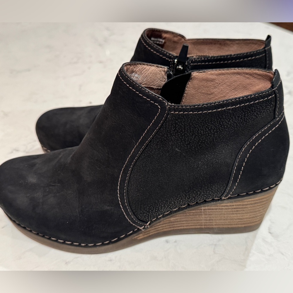 Dansko suede ankle boots